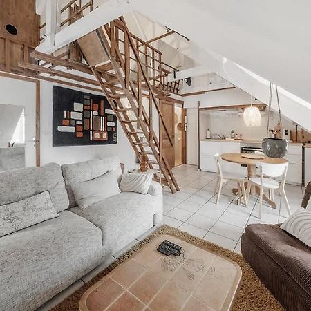 Le 38 - Studio Atypique Au Coeur De Cancale-3 Pers Bagian luar foto