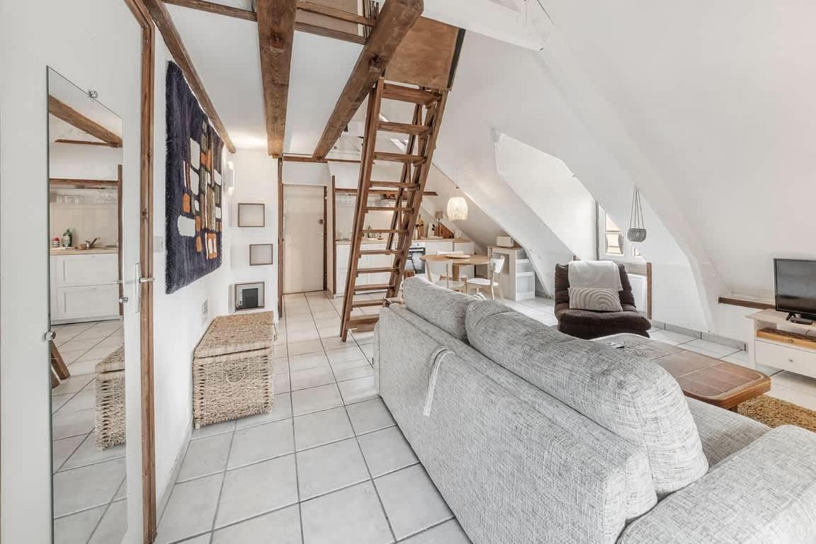 Le 38 - Studio Atypique Au Coeur De Cancale-3 Pers Bagian luar foto